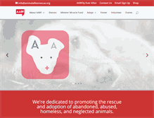Tablet Screenshot of animalalliesrescue.org